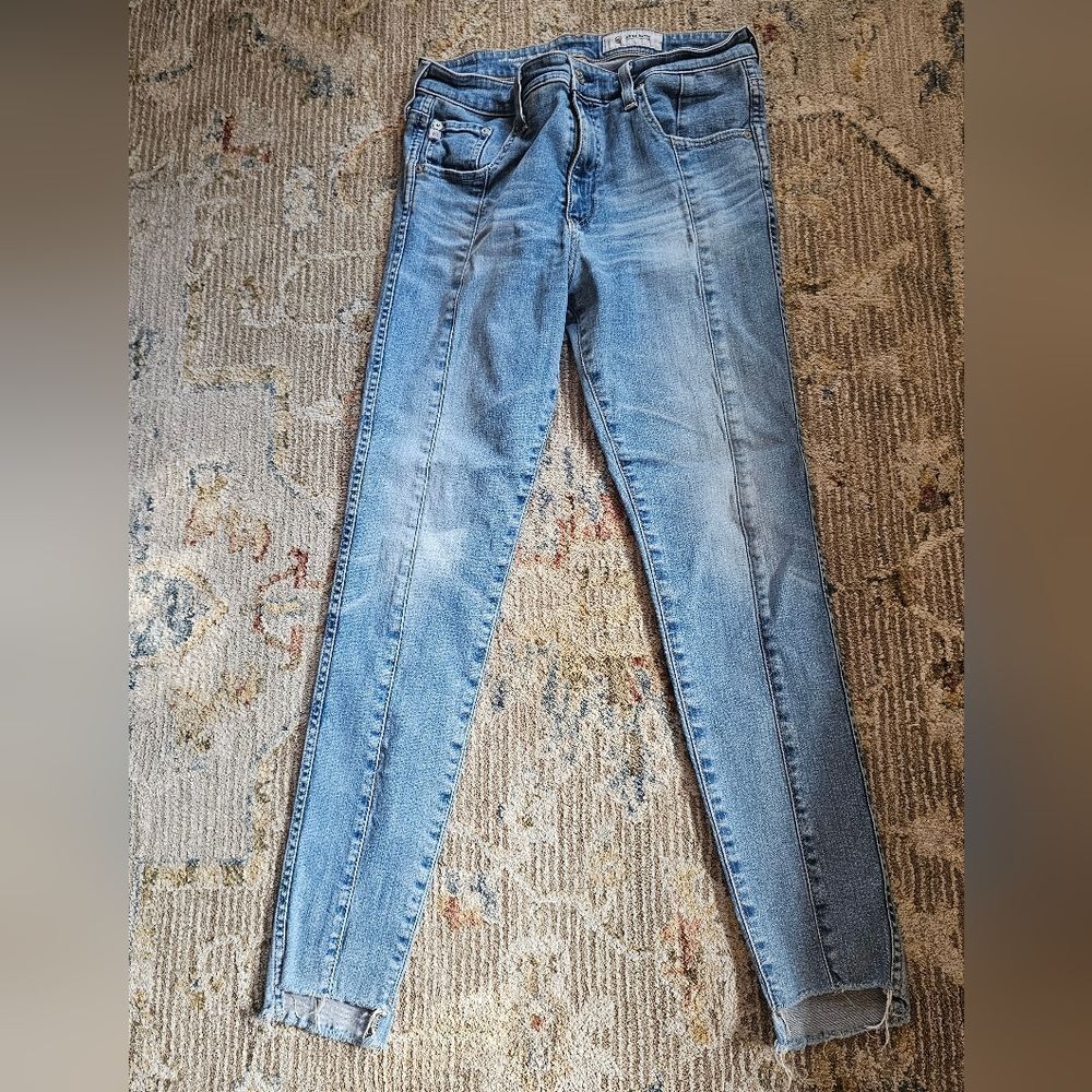 AG The Farrah Skinny Ankle High Rise Sz 30 With 29" Inseam